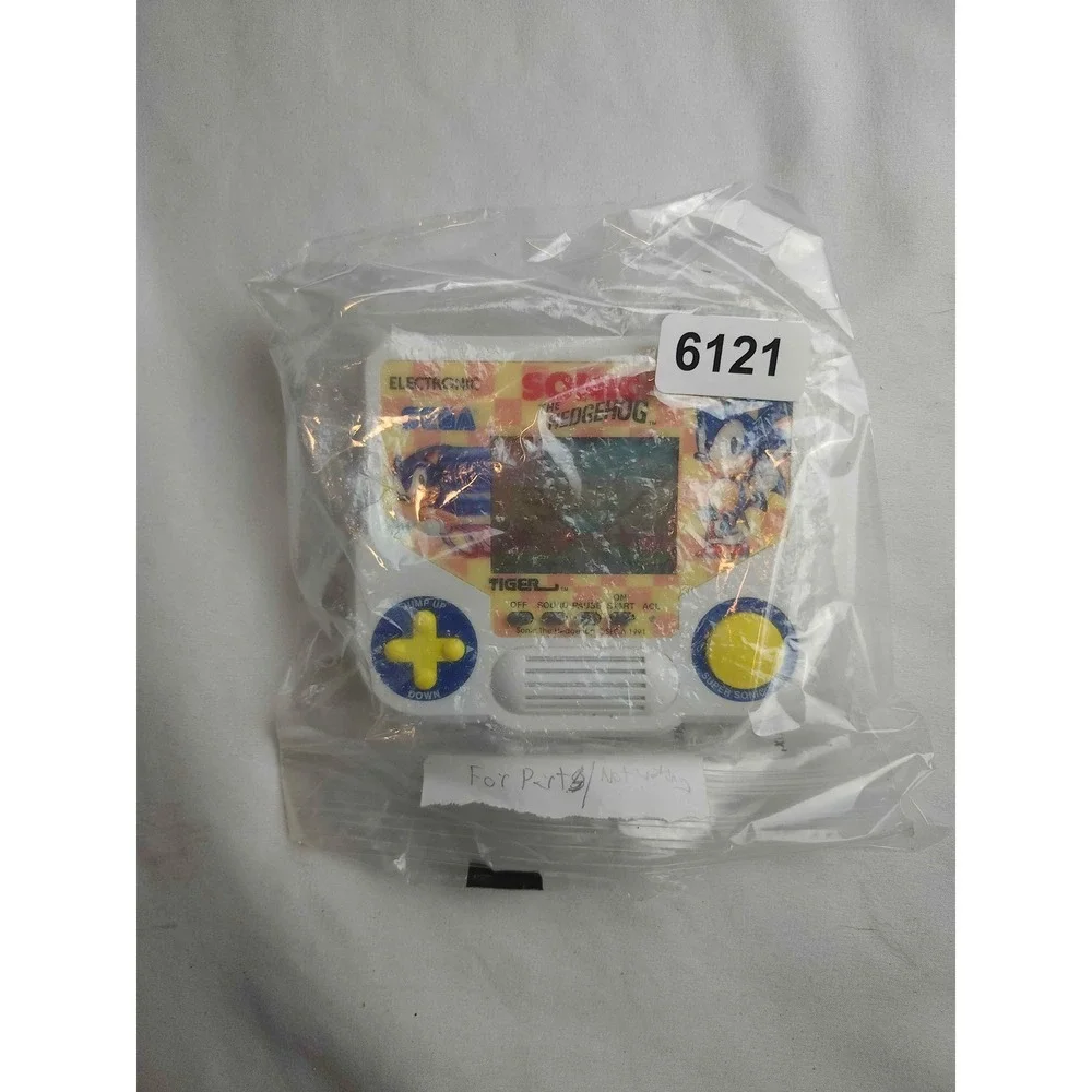 Vintage 1991 Tiger Electronics Sonic The Hedgehog Handheld Game Sega For Parts